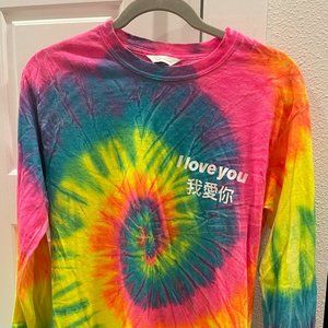 Jaw x Jawshop Longsleeve Tie-Dye I Love You Tee